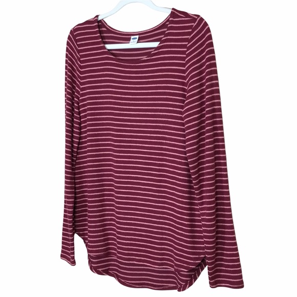 Old Navy Striped High-Low Hem Tunic Sweater - Picture 12 of 12